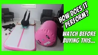 🤸&zwj;♀️ Best Budget Air Track? VEVOR Gymnastics Inflatable Mat Review & Bounce Test!  Amazon Deal
