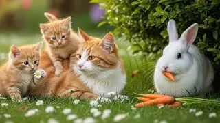 Growing carrot and the rabbit 