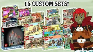 Making 15 more LEGO Zelda custom sets: wave 4 finale