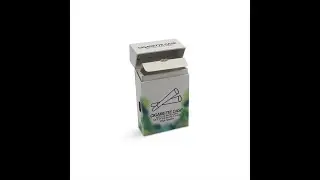 Custom Printed Cannabis Cigarette Box, CR Button