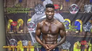 2019 NPC Baltimore Gladiator Championships Men's Physique Winner&nbsp;AZARIAH&nbsp;FOXWORTH