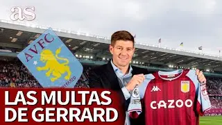 PREMIER | Las MULTAS m&aacute;s EXTRAVAGANTES del ENTRENADOR GERRARD: 50 LIBRAS por no llevar TARTA | AS