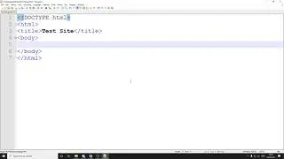 HTML Mini Series 4 Body