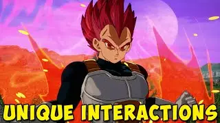 Dragon Ball Sparking Zero - Vegeta (Super Saiyan God) Unique Interactions