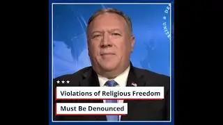 Violations of Religious Freedom Must Be Denounced