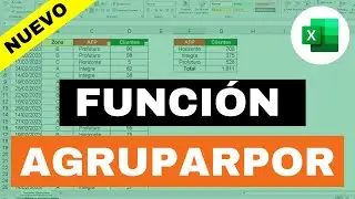 😱¡NUEVO! Función AGRUPARPOR en Excel (2024)