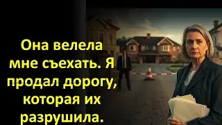 Она велела мне съехать. Я продал дорогу, которая их разрушила.