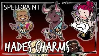 【Speedpaint】 Hades Warrior Chibi Charms