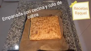 Empanada de cecina y rulo de cabra
