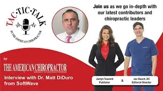 Amazing Shockwave Technology | Dr. Matthew DiDuro | TAC Tic Talk #027