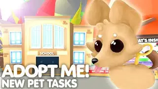 NEW *CONFIRMED* PET TASKS UPDATE RELEASE! ADOPT ME NEW WINTER MAP + NEW SCHOOL ! + ALL INFO ROBLOX