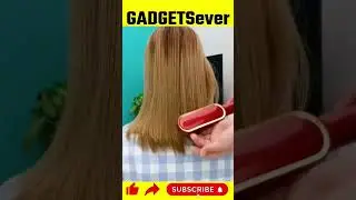 smart GADGETSever ! Heating Electric Ionic Hair Straightening Comb Fast Hair Straightener #shorts