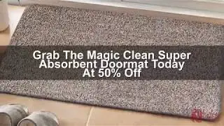 MagicMat&trade;- Magic Clean Super Absorbent Doormat