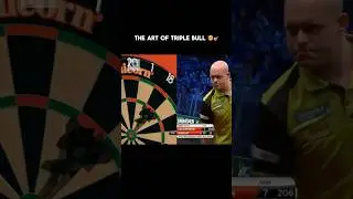Triple Bullseye in darts 😱🎯 | Subscribe for daily darts content #darts #3bullseyes