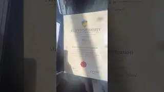 Unboxing my master&rsquo;s degree.🎓 #amity #amityonline