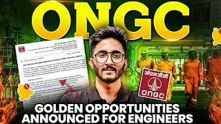 ONGC Summer Internship 2026 | Golden Opportunity Announced For Engineers