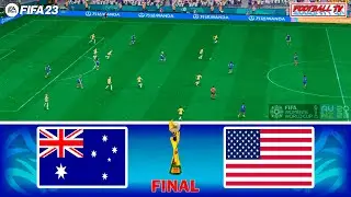 FIFA 23 - AUSTRALIA vs USA - FIFA Women's World Cup 2023 Final | Full Match | PC Gameplay