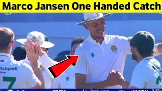 Marco Jansen One Handed Catch Today, Marco Jansen Catch Of Mohammed Siraj, Ind vs Sa Test