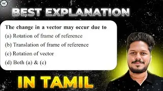 Q.10 The change in a vector may occur due to(a) Rotation of frame of reference(b) Translation of fra