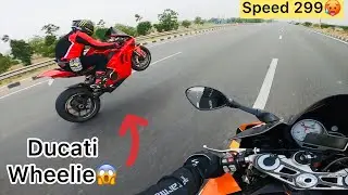 Ducati Vs BMW Wheelie Challenge🤬 Sunday Ride🥵