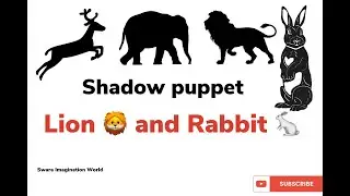 The Lion and The Rabbit | Shadow puppet show |Bedtime Stories | #puppet #lionandrabbitstory