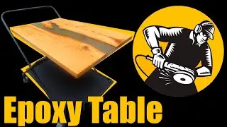 Coffee Table Restoration / Epoxy Table (First Experience) / Chrome Removal