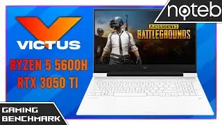 HP Victus 16 (2021) - PUBG Gameplay Benchmark (Ryzen 5 5600H, RTX 3050 Ti)