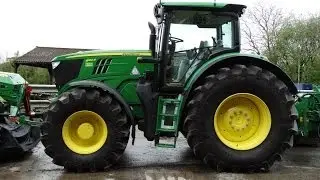 First Look - the New John Deere 6190R, with Triple Mowers.