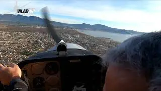 Práctica de Vuelo ULM VILADAIR TECNAM P92 ECHO Simulación Parada Motor