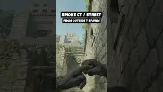 HOW TO SMOKE CT / STREET from OUTSIDE T SPAWN on Ancient (CS2)  #cs2 #counterstrike2 #shorts