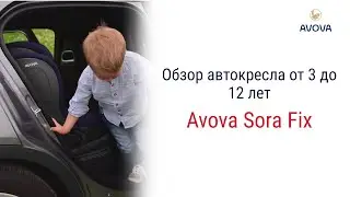 Avova Sora Fix &ndash; автокресло для детей от 3 до 12 лет #автокресло #детскоеавтокресло #avova