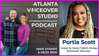 Atlanta #Voiceover Studio #Podcast: Coast to Coast #VO Agent - Portia Scott!
