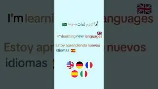 Learn Arabic, English & Spanish together 🌍✨