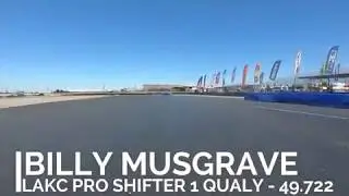 Billy Musgrave Calspeed Grande CCW - Track Record