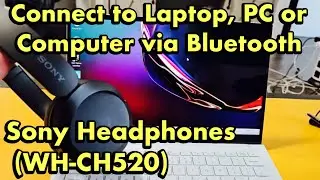 Наушники Sony WH-CH520: как подключить к ПК, ноутбуку, компьютеру (через Bluetooth)