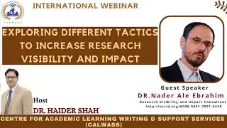 Exploring Different Tactics to Increase Research Visibility and Impact!