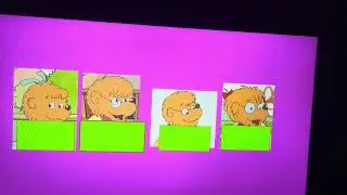 Berenstain Bears on 4 Square Interstitials: Splish Splash Splosh