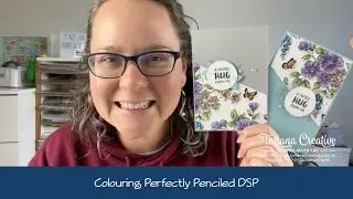 Colouring the Perfectly Penciled DSP from Stampin' Up!&reg;