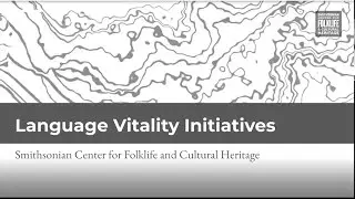 Language Vitality Initiative Webinar