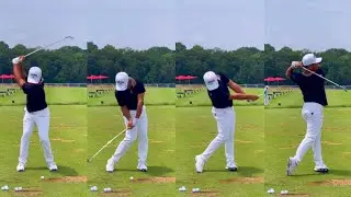 Smooth is the Key | Xander Schauffele Iron Swing (Slow Motion)