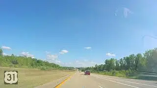 USA Driving - SW Michigan - US Rt 31 Benton Harbor, MI to South Bend, IN - GoPro - North America