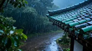 Instant Calm with Real Rain & Thunder🧘‍♂️White Noise for Deep Sleep Stress Relief & Meditation🌿Relax