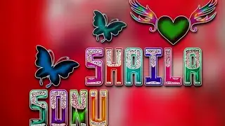 Multi colour glass font editing on Android mobile using text lab & pscc