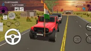 Thar (Vs) Thar Rox 😈 tochan and Indian game Car wala game indian vehicles Simulator 3D #viralvideo 