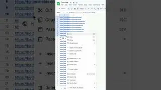 Как открыть несколько ссылок в Google Таблице