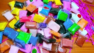 Air dry clay & Smile Making | Full Relaxing ASMR Craft Video | Clay mixing slime mixing asmr
