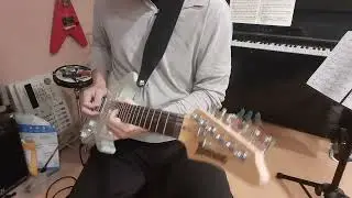 Mr.Bachie inspired by Bach IBANEZ Essentials AZES40-MGR with Boss RC-3