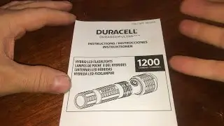 Let's read the manual Duracell Durabeam Ultra Hybrid LED Flashlight 1805028