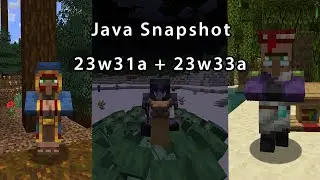 Villager Trade Rebalance? | Minecraft Snapshot 23w31a and 23w33a