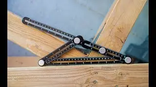 Professional Angle Template Tool Angle Measuring Tool Protractor Multi-Angle Ruler Layout Tool Ruler